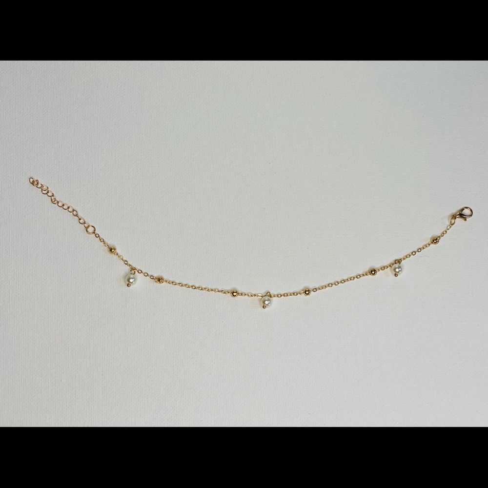 Gold Anklets Pearl anklets | ankle bracelets summer gold jewelry - Picture 6 of 6